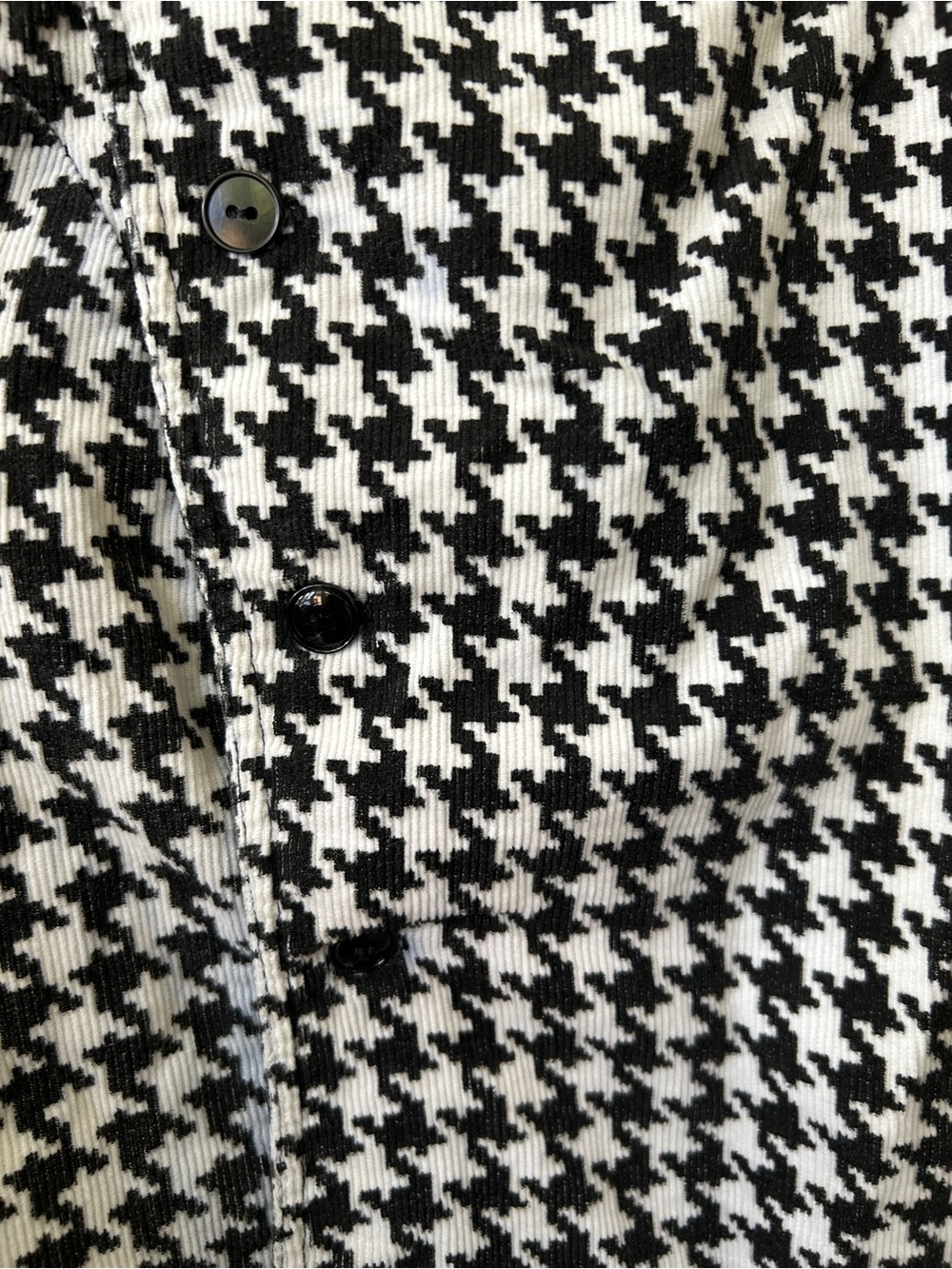 Iconic Vintage 1980’s Betsey Johnson Punk Grunge Black & White Houndstooth Dress - Picture 6 of 7